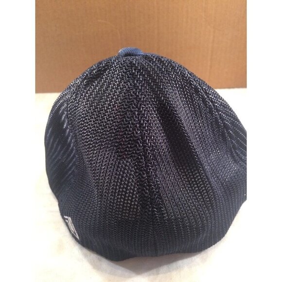 D & C Trucking Blue Mesh Truckers Hat Stretch Fitted S-M 6 7/8-7 3/8 Embroidered - Picture 3 of 9